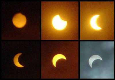 Eclipse solaire partielle 