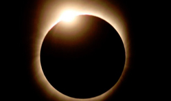 Une éclipse Partielle  du soleil